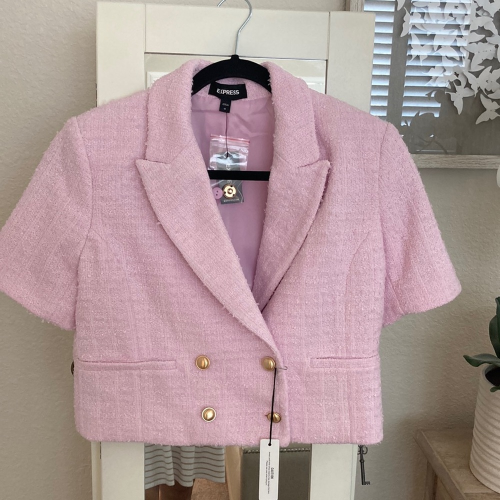 Express Cropped Tweed jacket